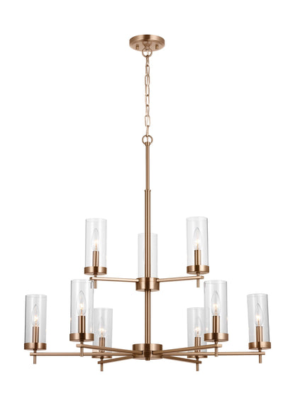 Zire Nine Light Chandelier