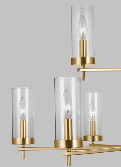 Zire Nine Light Chandelier