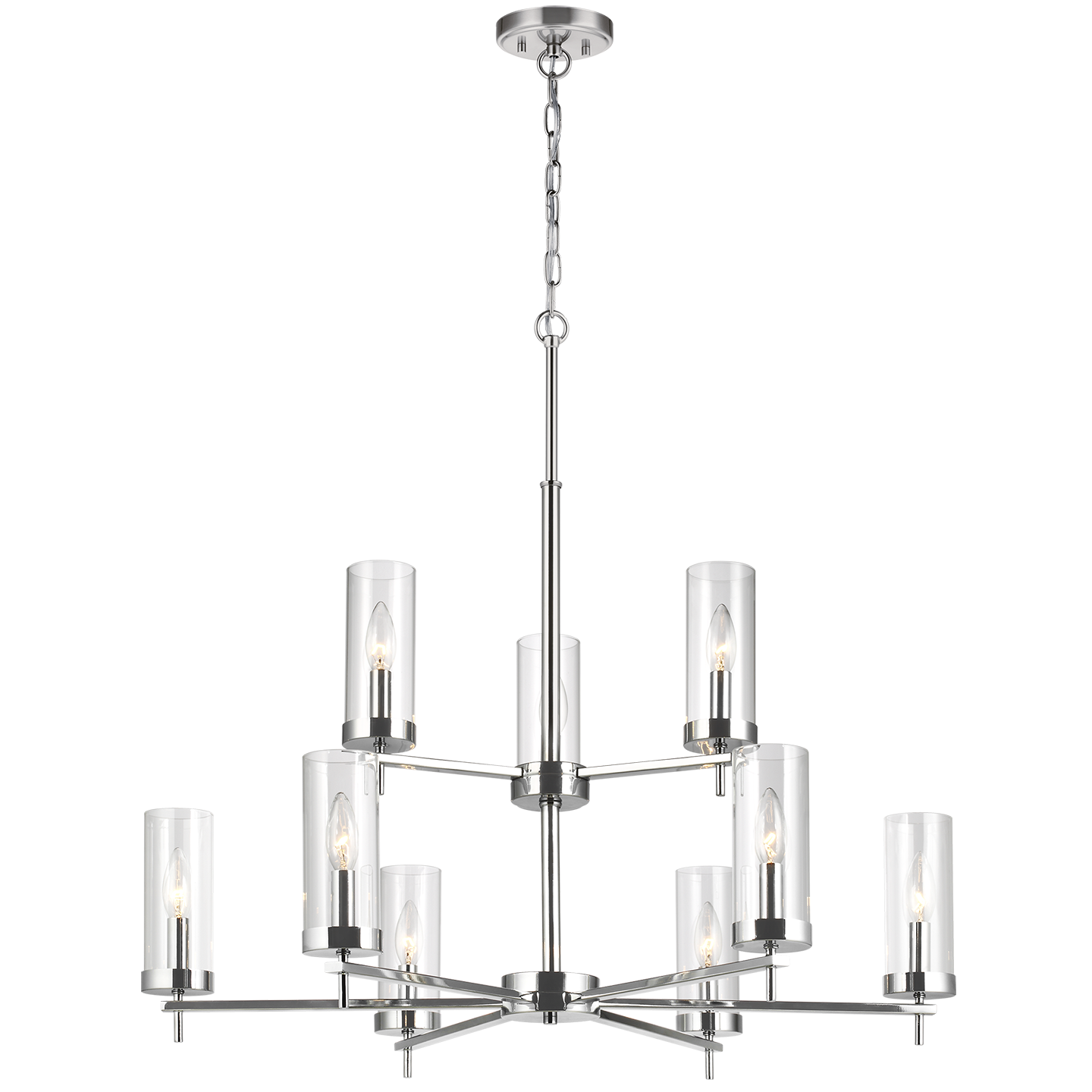 Zire Nine Light Chandelier