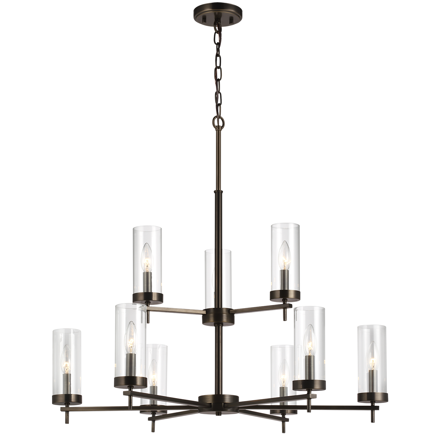 Zire Nine Light Chandelier
