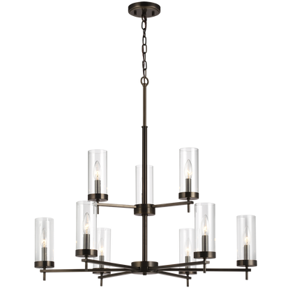 Zire Nine Light Chandelier