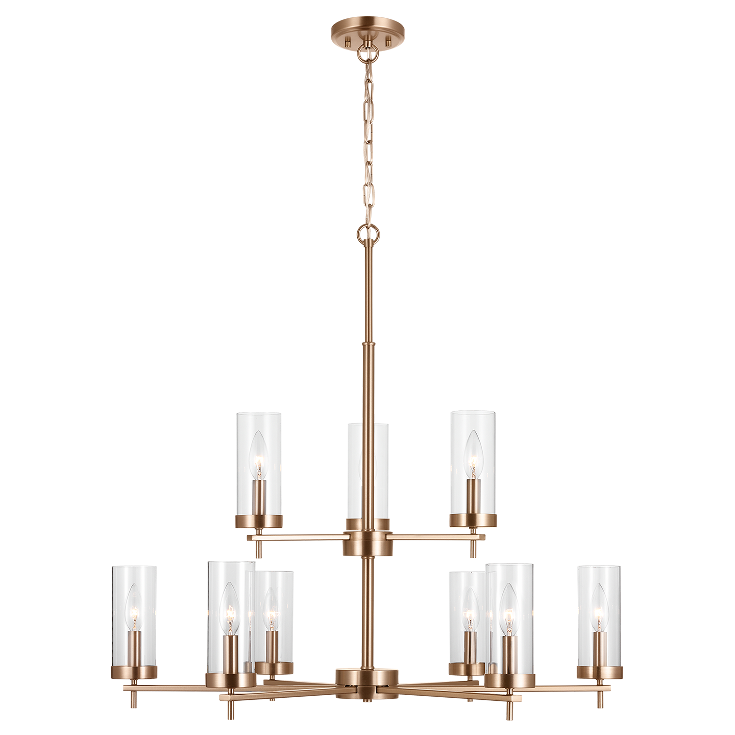 Zire Nine Light Chandelier