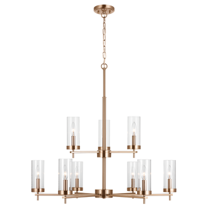 Zire Nine Light Chandelier