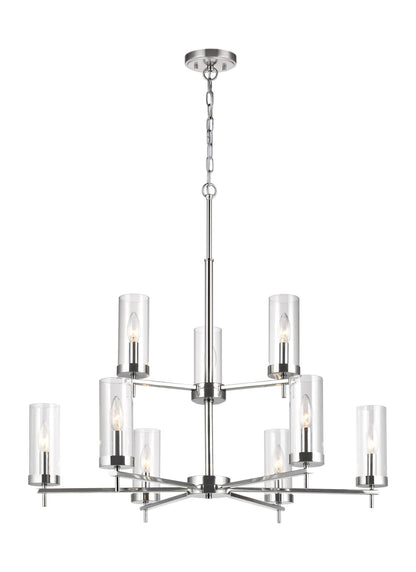Zire Nine Light Chandelier