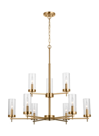 Zire Nine Light Chandelier