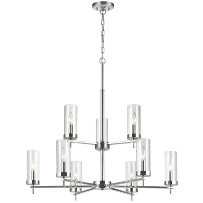 Zire Nine Light Chandelier