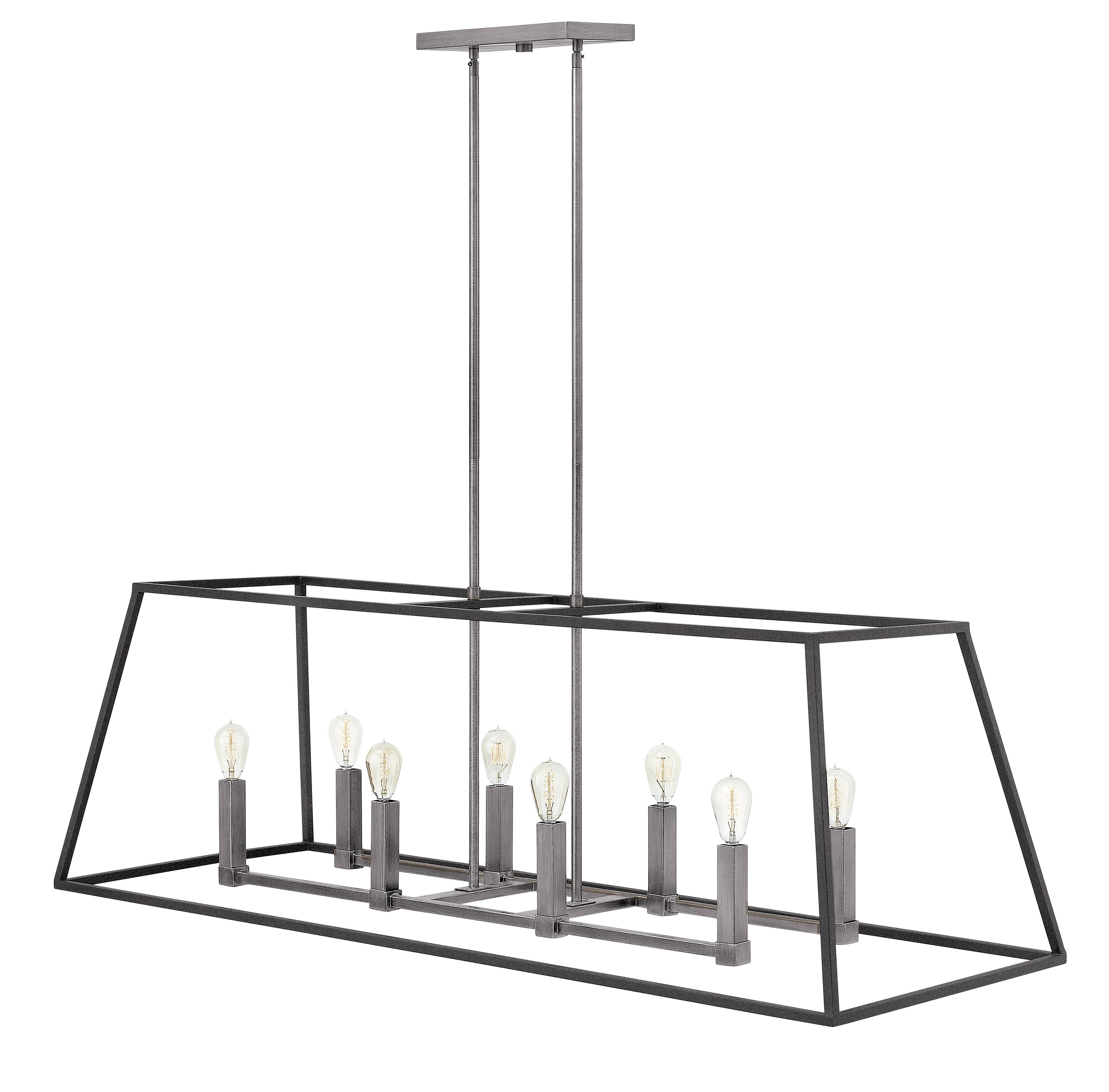 Fulton Medium Eight Light Open Frame Linear