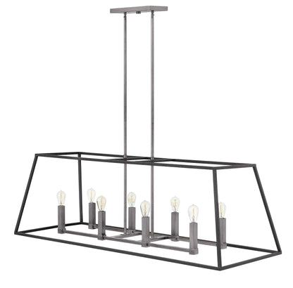 Fulton Medium Eight Light Open Frame Linear