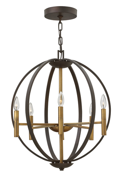 Euclid Small Orb Chandelier