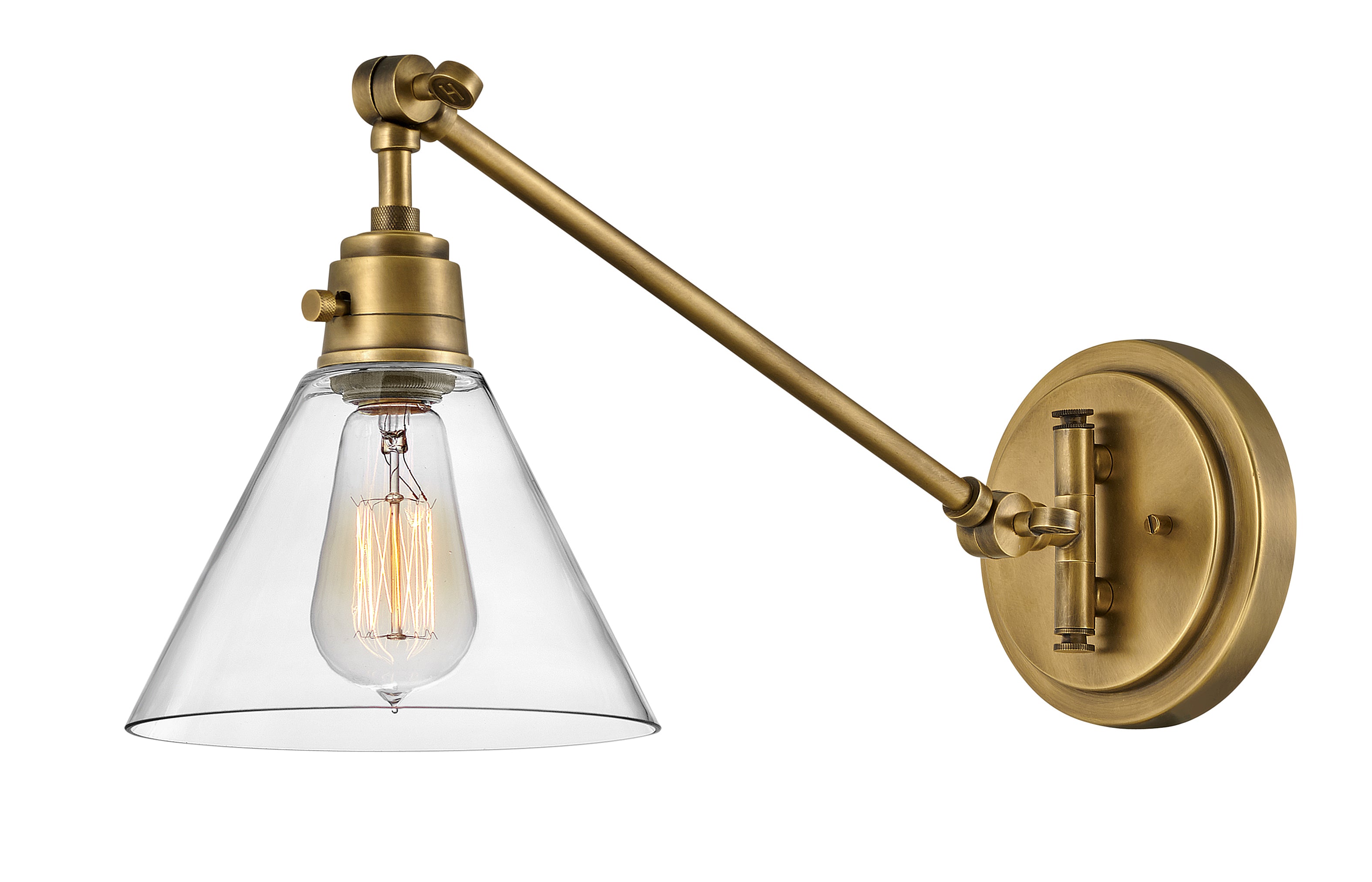 Arti Medium Swing Arm Single Light Sconce