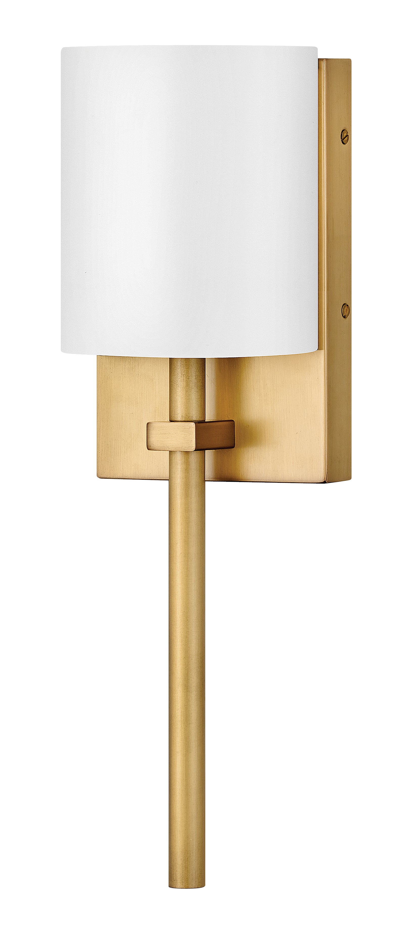 Avenue White Acrylic Small Single Light Sconce