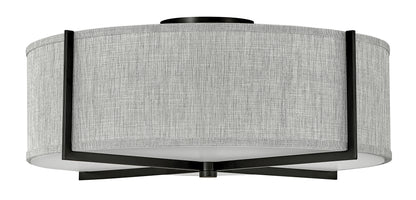 Axis Heathered Gray Large Semi-flush Mount