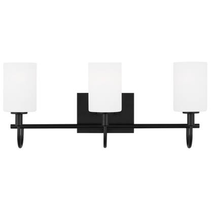 Oak Moore Three Light Wall / Bath
