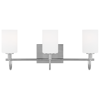 Oak Moore Three Light Wall / Bath
