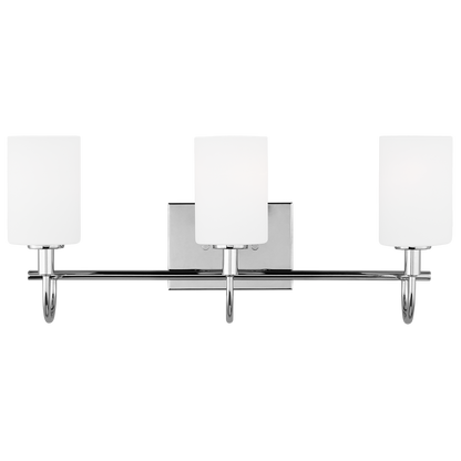 Oak Moore Three Light Wall / Bath