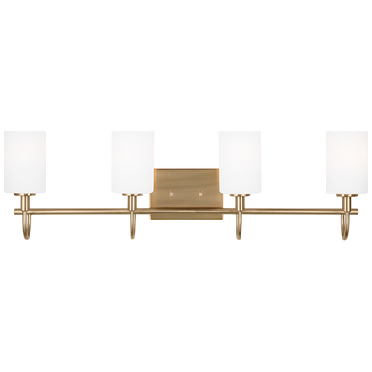 Oak Moore Four Light Wall / Bath