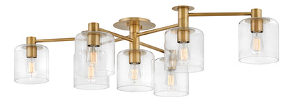 Axel Large Adjustable Semi-flush Mount