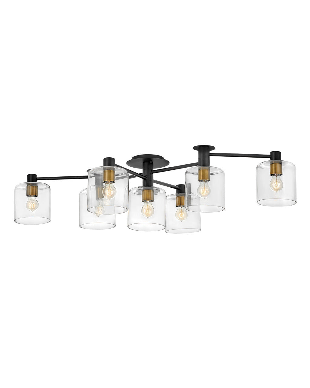 Axel Adjustable Semi-flush Mount