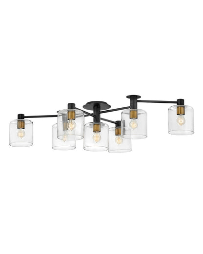 Axel Adjustable Semi-flush Mount