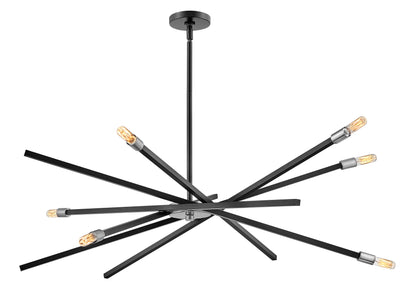 Archer Large Adjustable Single Tier Chandelier