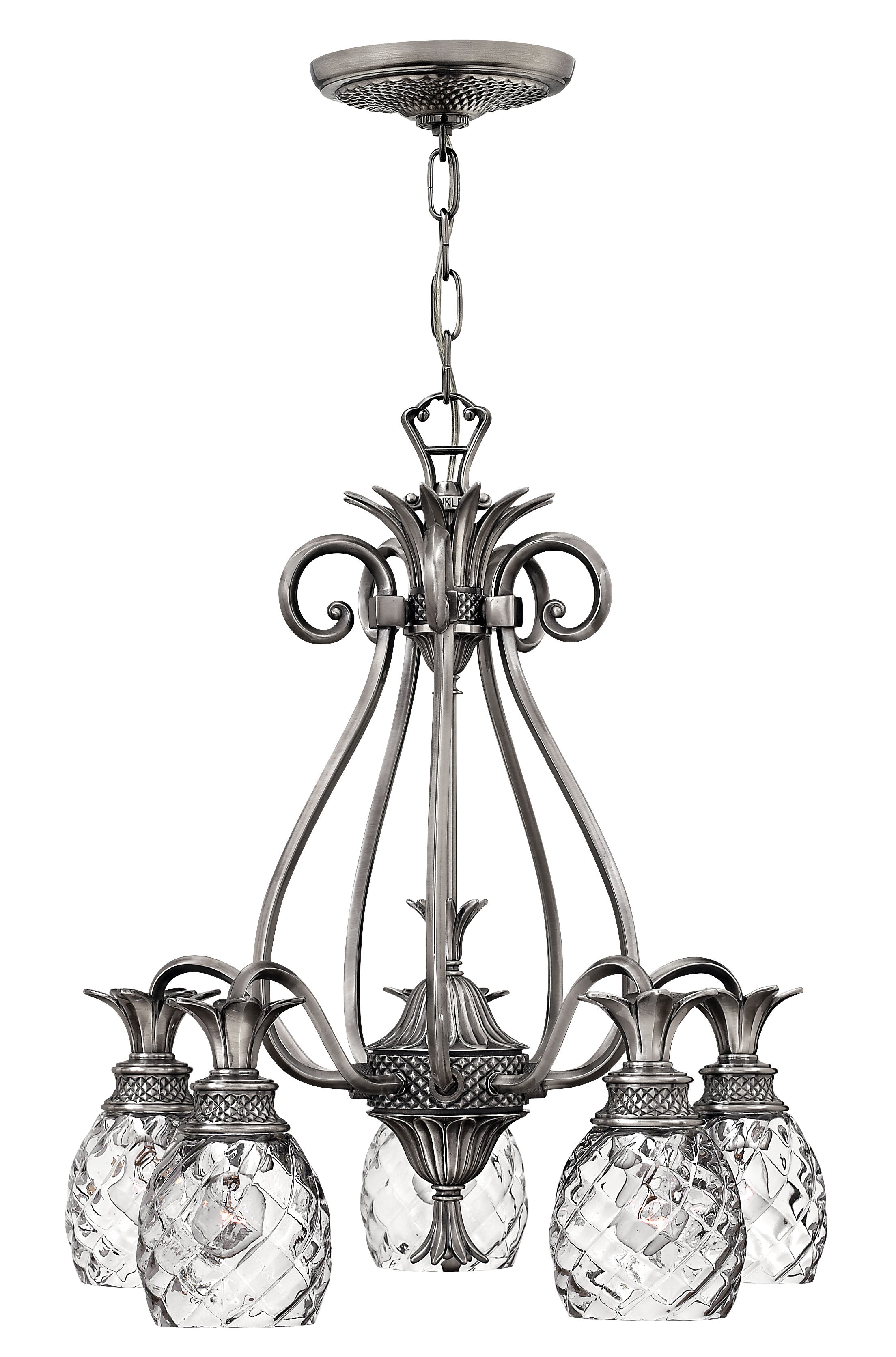 Plantation Small Single Tier Chandelier