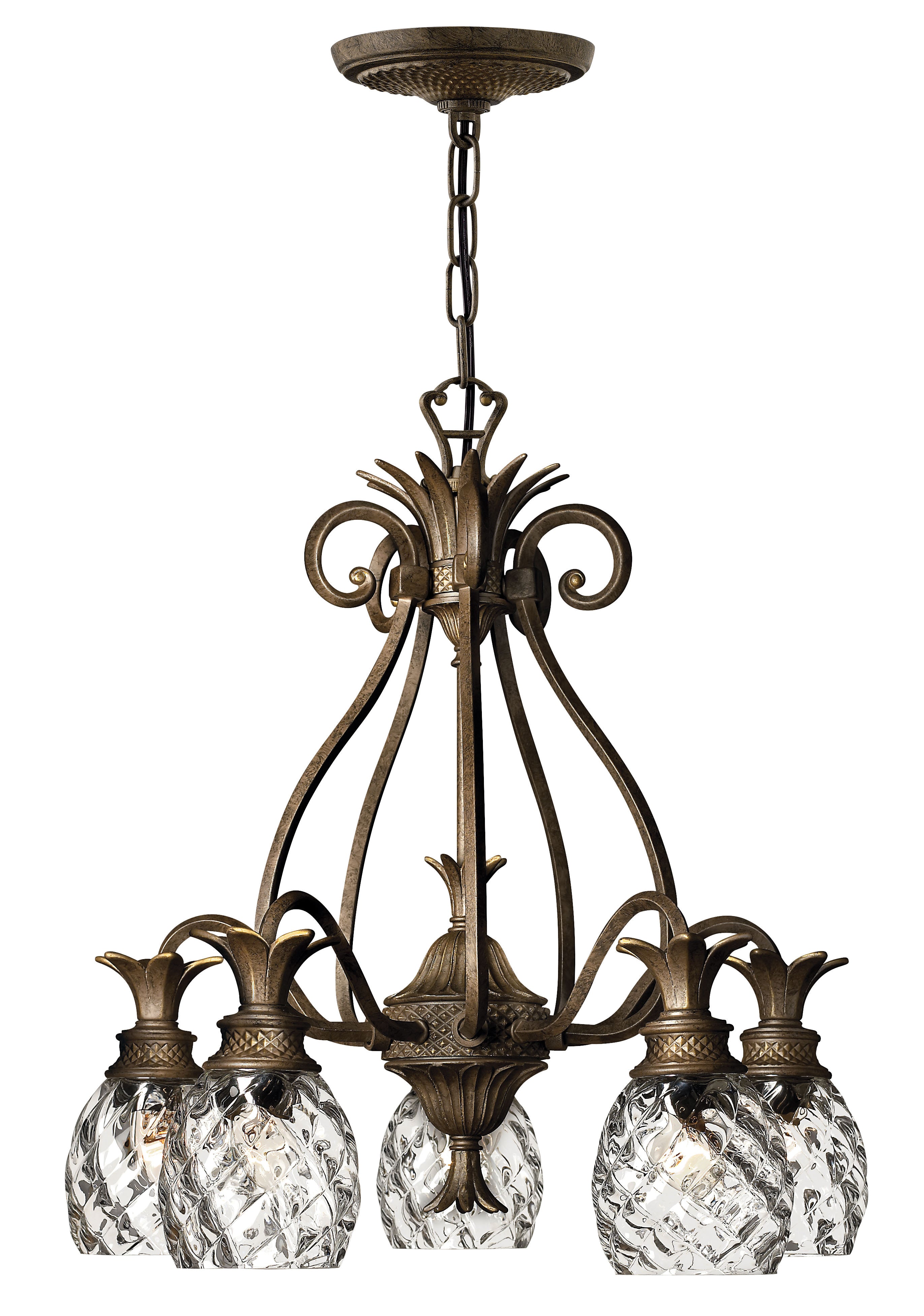 Plantation Small Single Tier Chandelier