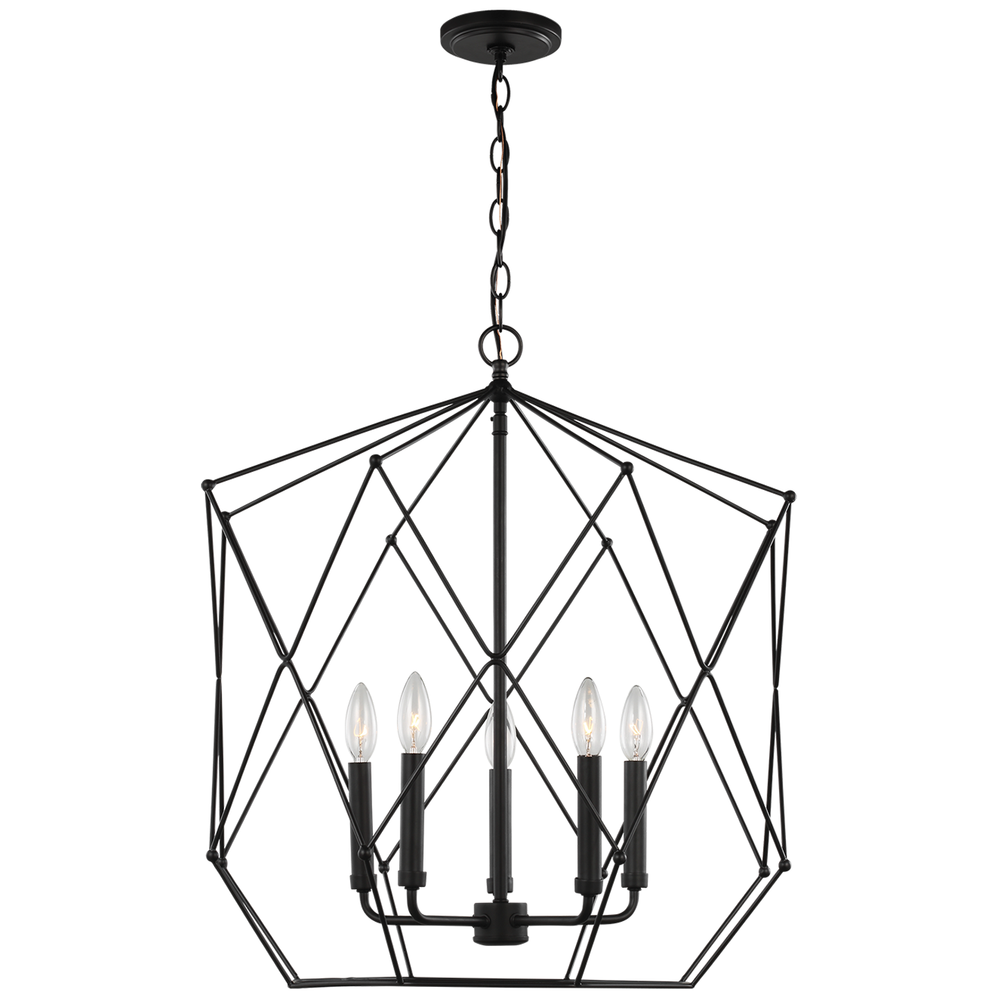 Zarra Large Five Light Lantern