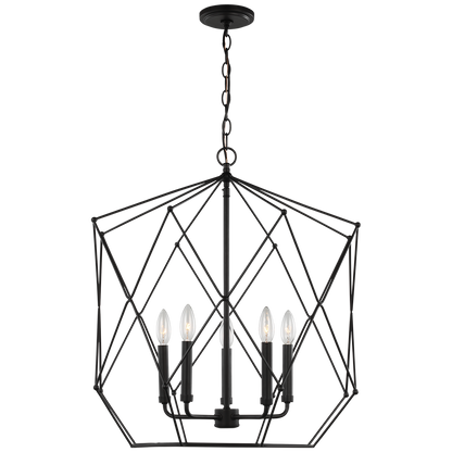 Zarra Large Five Light Lantern