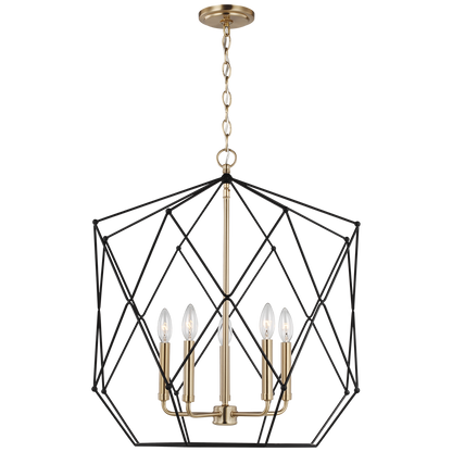 Zarra Large Five Light Lantern