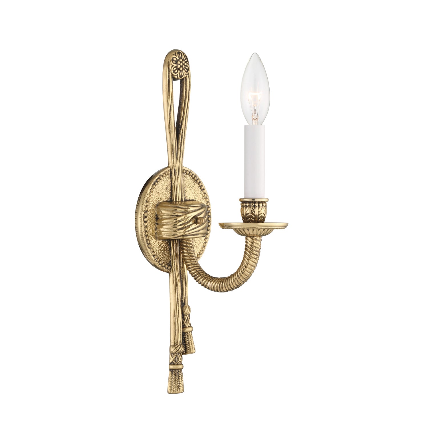 Cast Brass Wall Mount Sconce