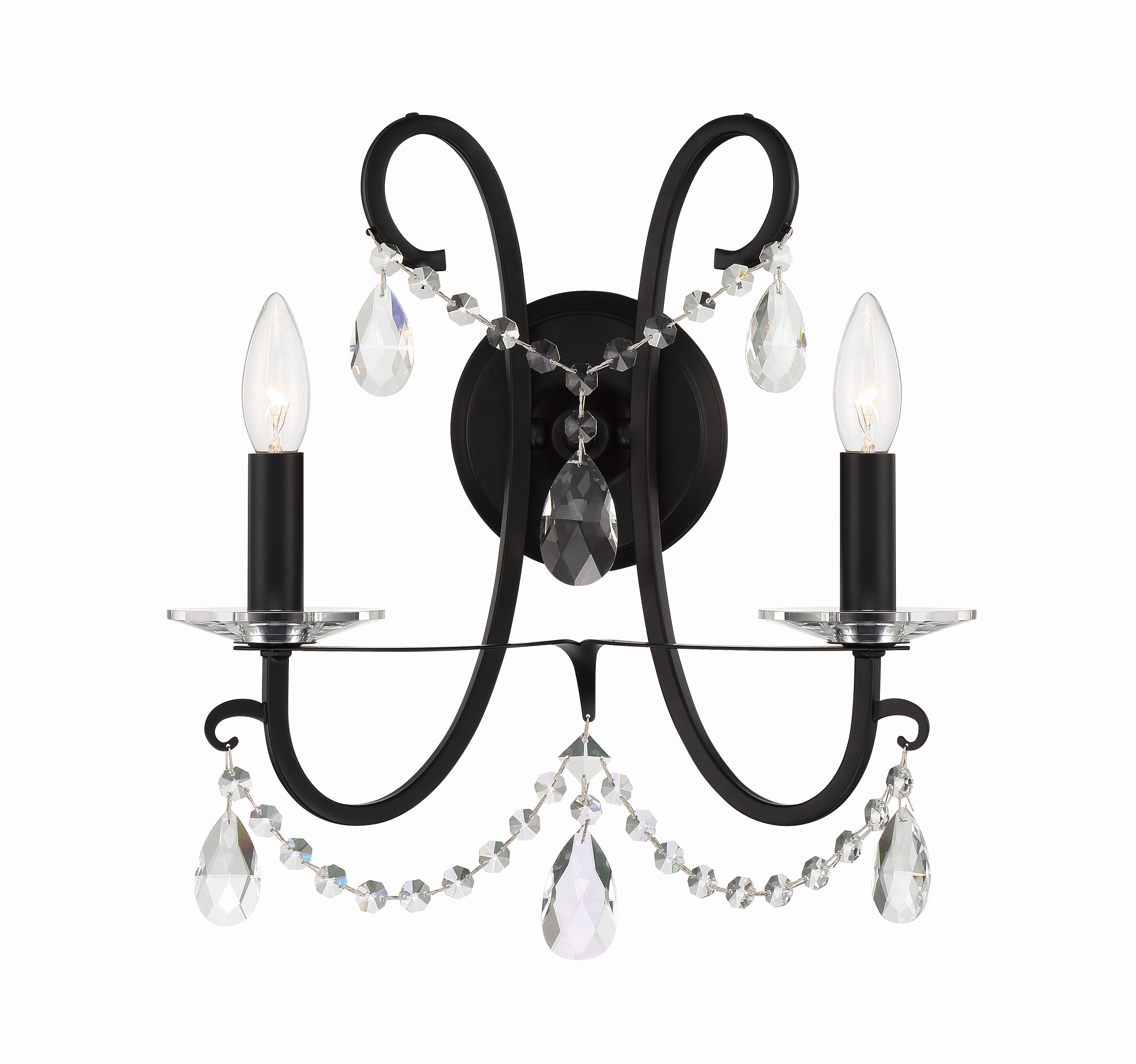 Othello 14'' Matte Black Sconce