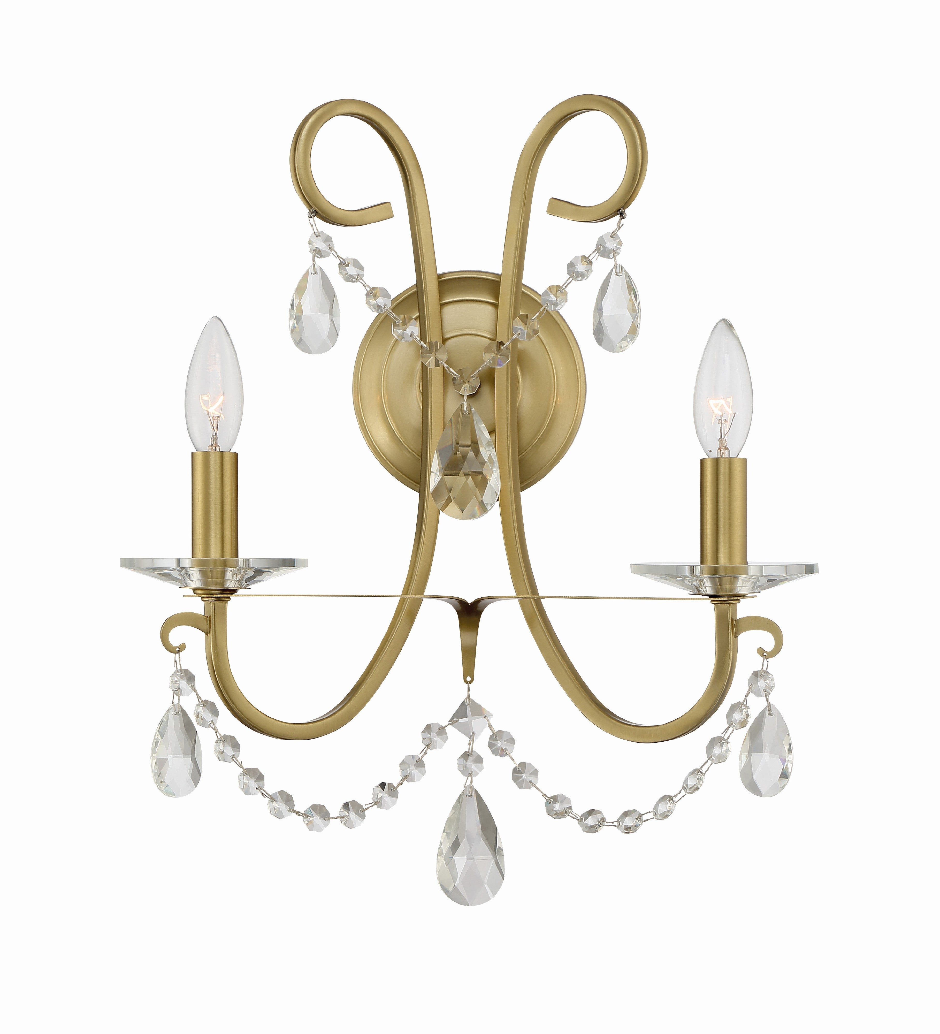 Othello 14'' Vibrant Gold Sconce