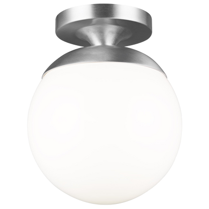 Leo - Hanging Globe One Light Wall / Ceiling Semi-Flush Mount