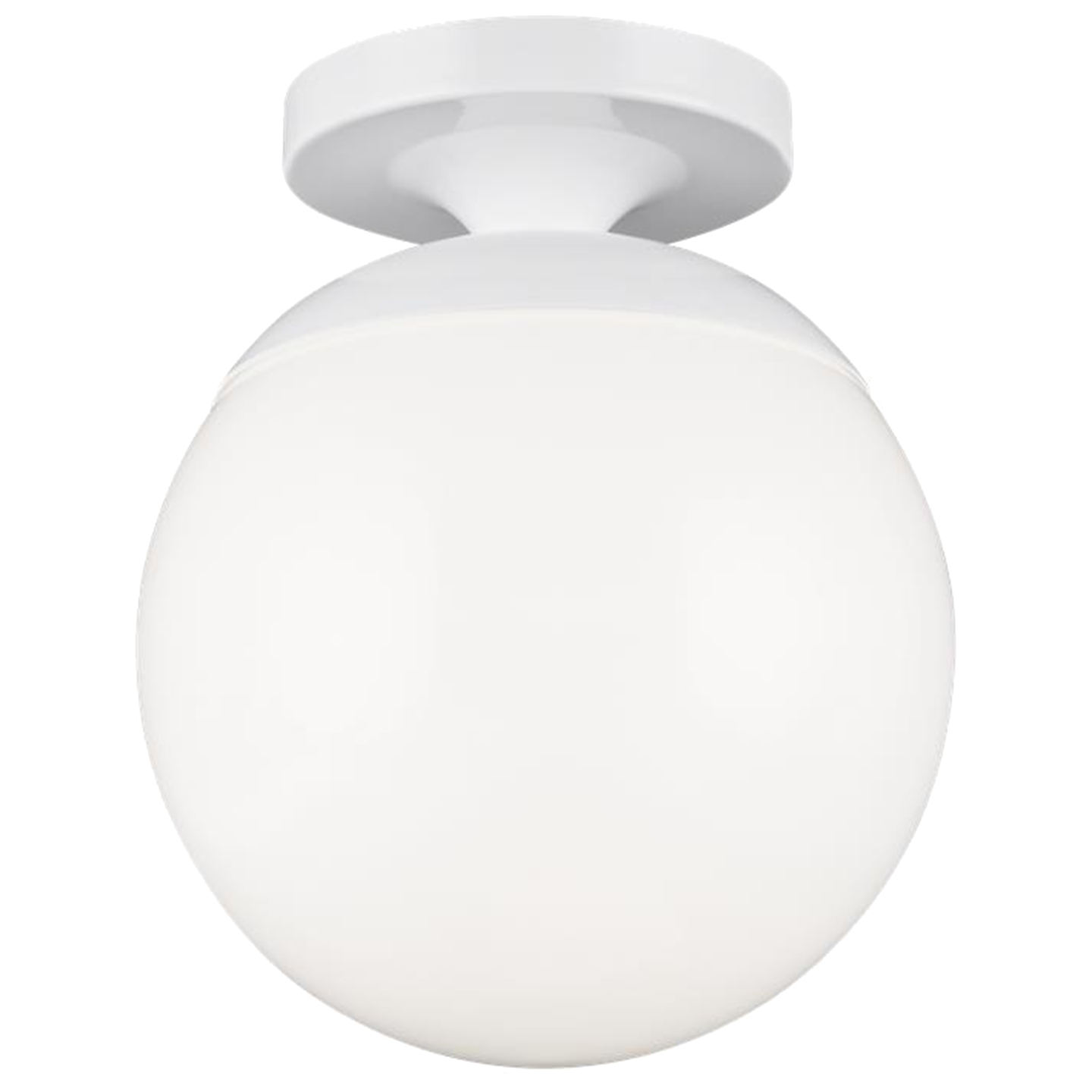 Leo - Hanging Globe One Light Wall / Ceiling Semi-Flush Mount