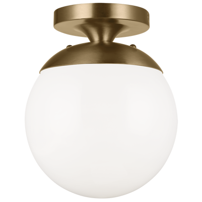 Leo - Hanging Globe One Light Wall / Ceiling Semi-Flush Mount