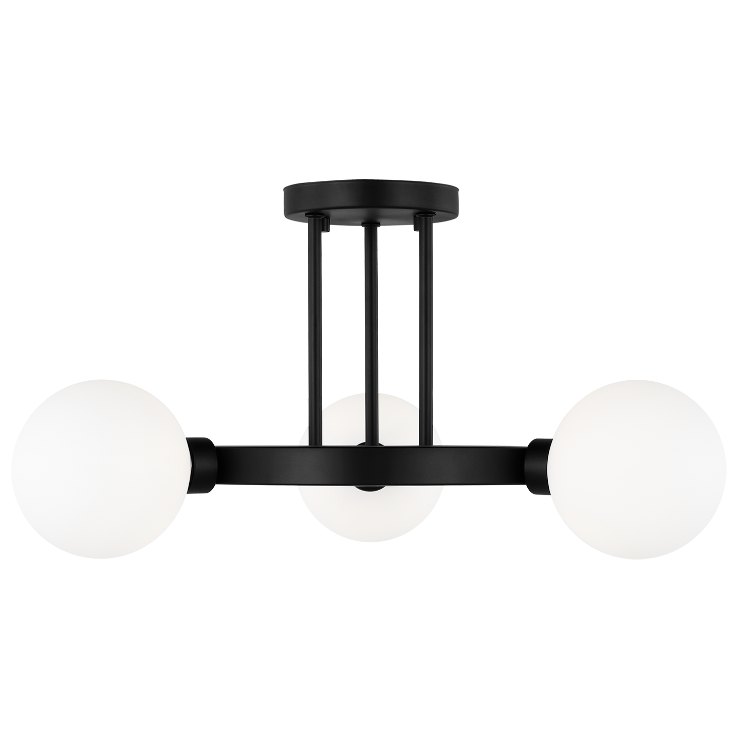 Clybourn Three Light Semi-Flush Mount