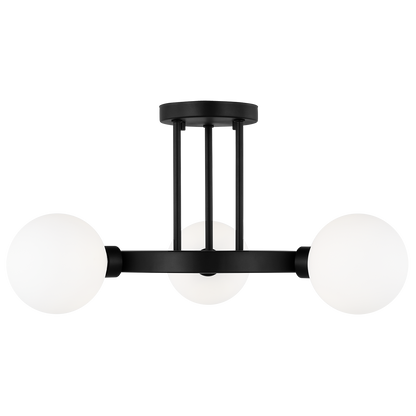 Clybourn Three Light Semi-Flush Mount