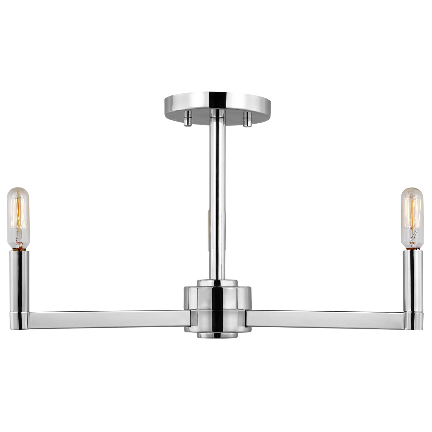 Fullton Three Light Semi-Flush Mount