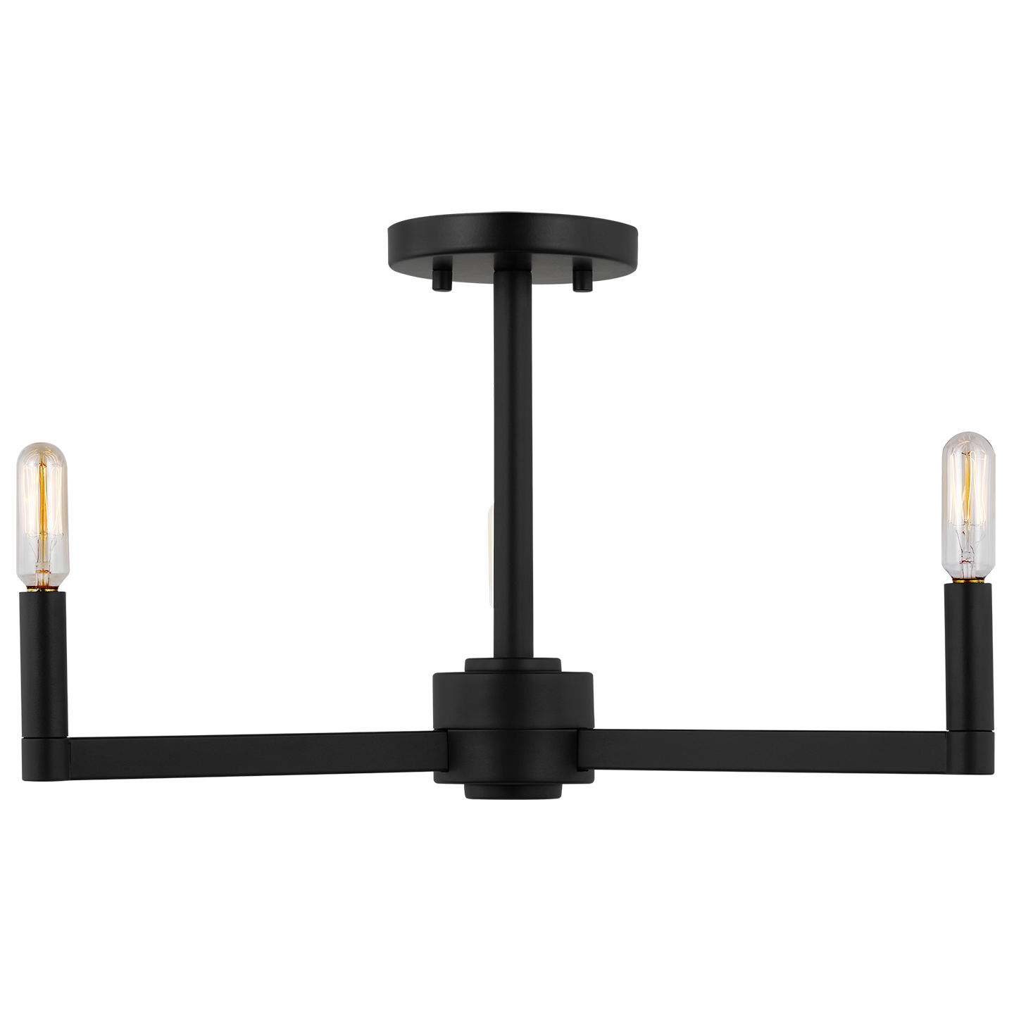 Fullton Three Light Semi-Flush Mount