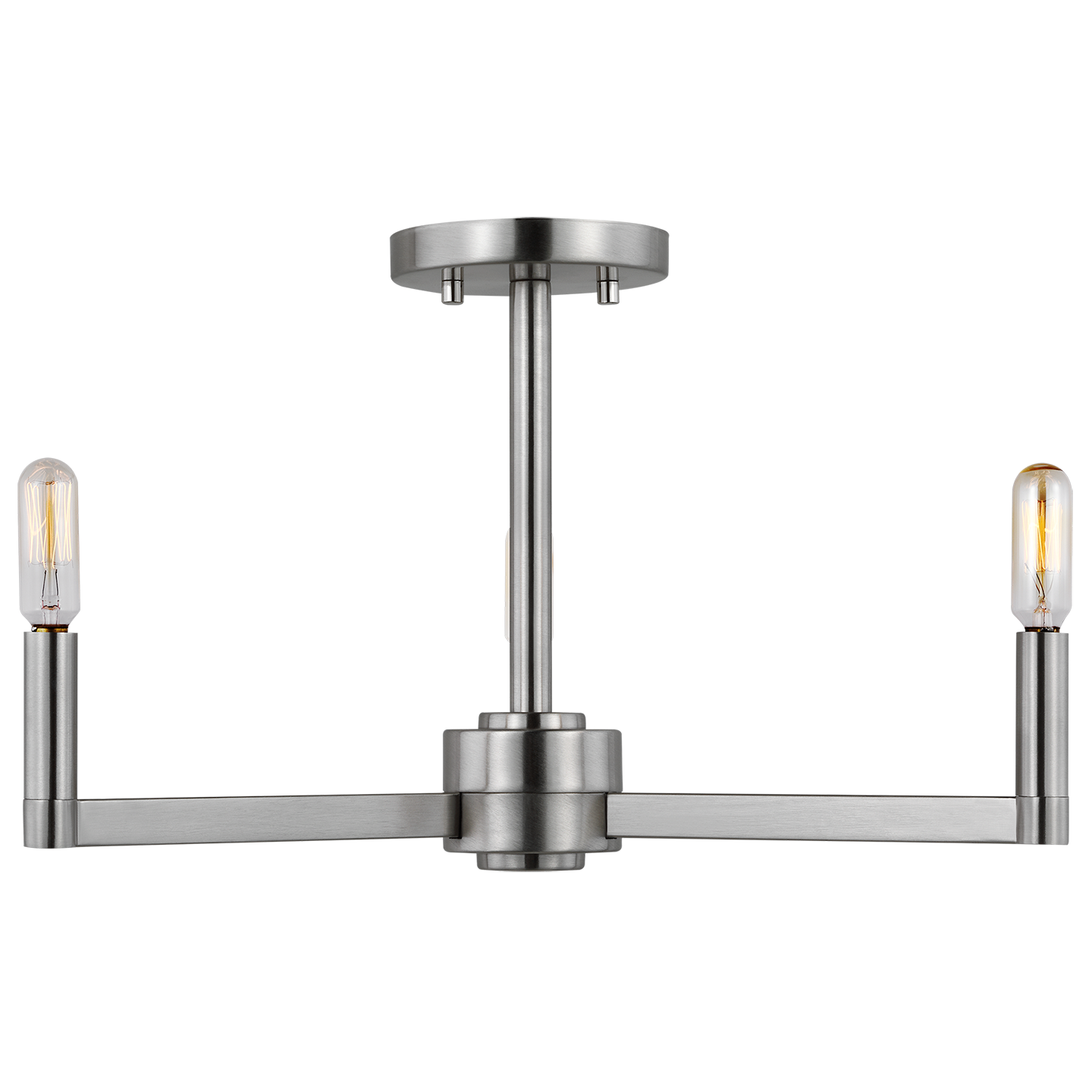 Fullton Three Light Semi-Flush Mount