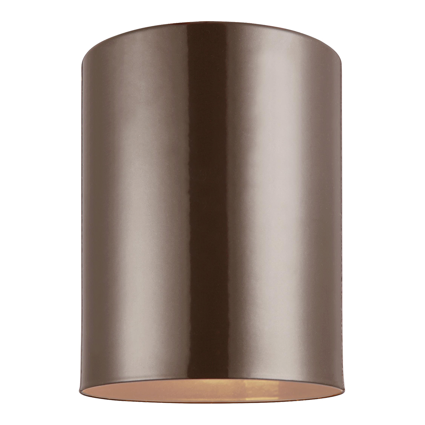 Outdoor Cylinders One Light Outdoor Ceiling Flush Mount