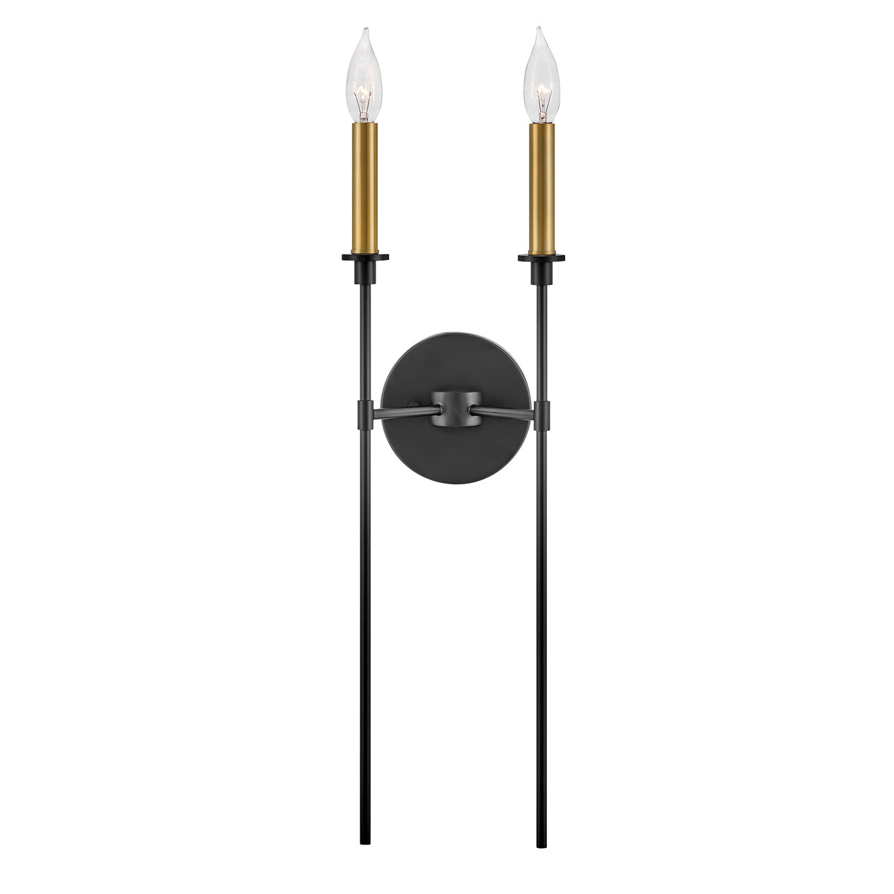 Hux Large Two Light Tall Sconce