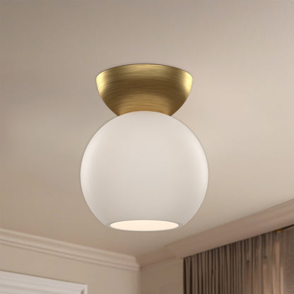 Arcadia 6" 1 Light Semi Flush Mount