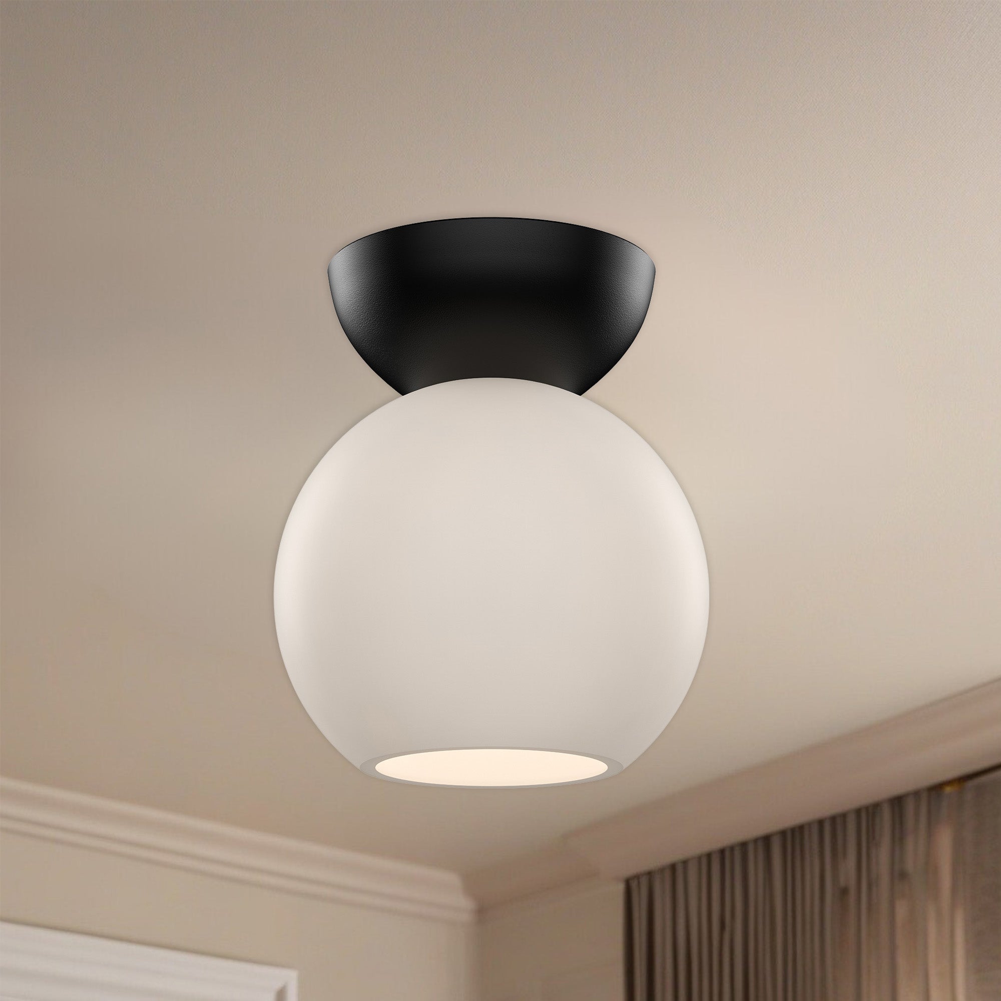 Arcadia 6" 1 Light Semi Flush Mount