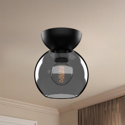 Arcadia 6" 1 Light Semi Flush Mount