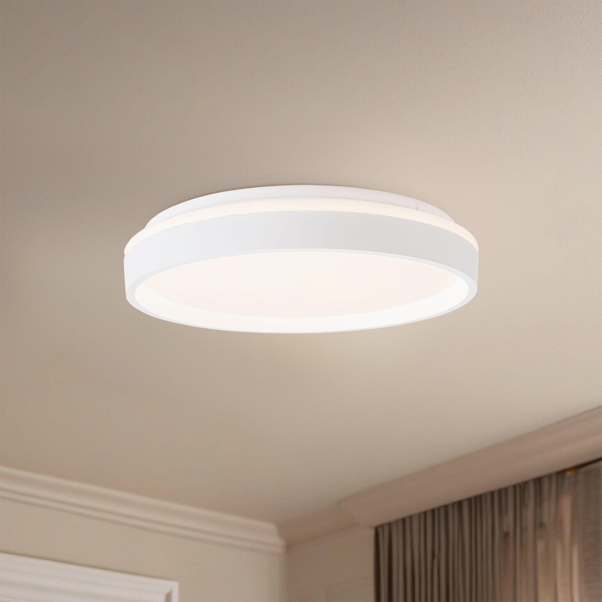 Beanie 15" dimmable LED Flush Mount