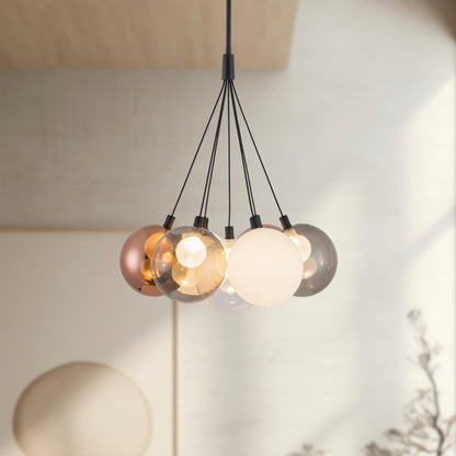 Bolla 17" dimmable LED Chandelier