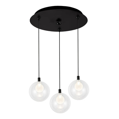 Bolla 12" 3-Light Multi Pendant