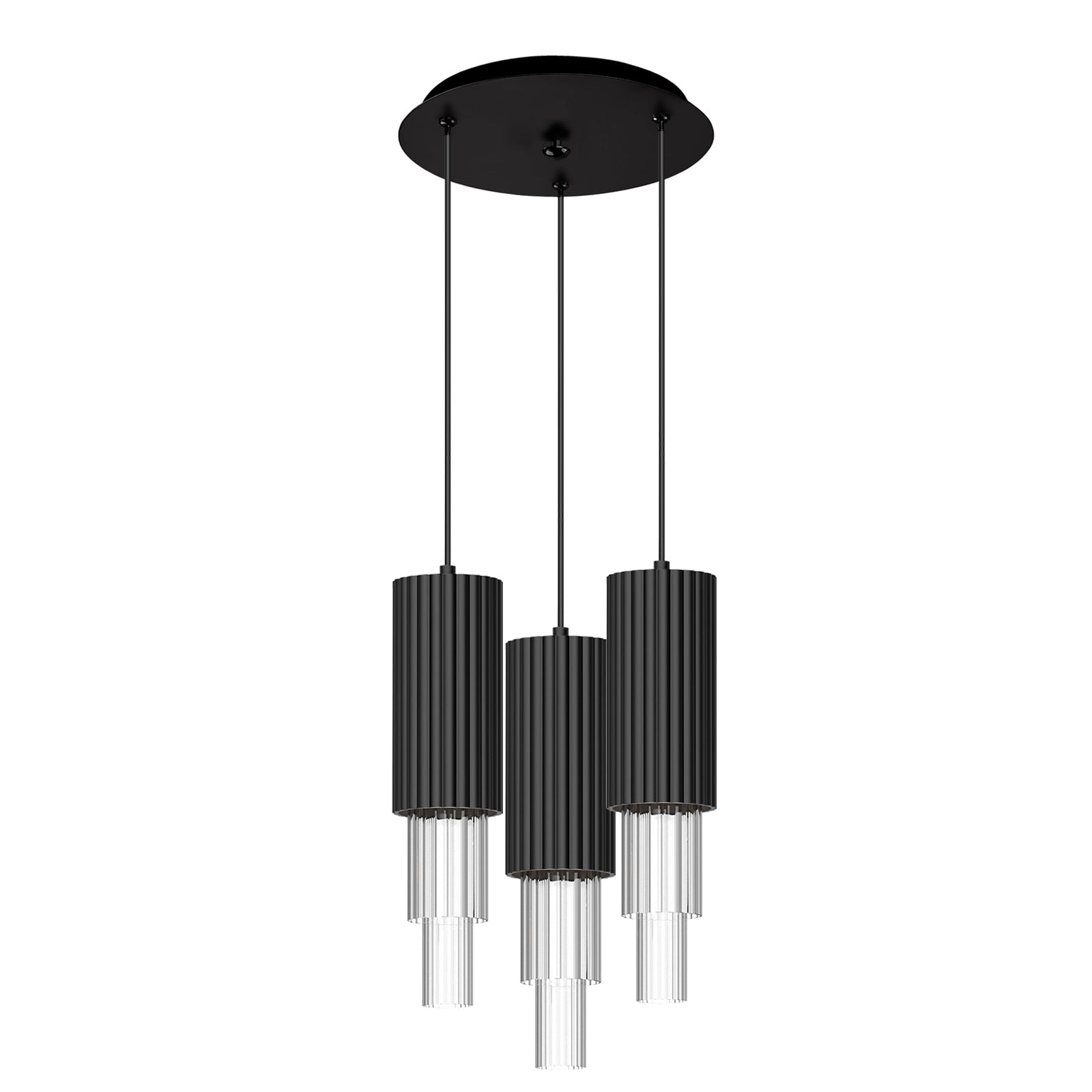 Bordeaux 12" 3-Light Multi Pendant