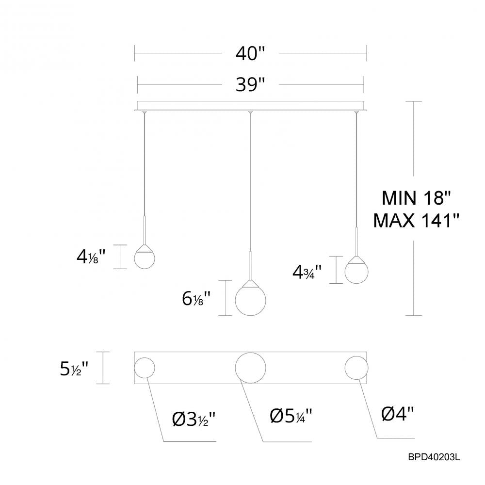 Quest Multi-Light Pendant